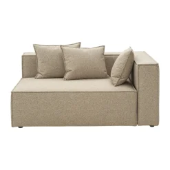 Brafab Módulo de sofá Muki, Light taupe, terminación izquierda Marrón Online