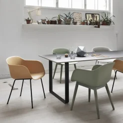 Muuto Mesas De Comedor<Mesa 70/70 255x108 cm, Sand laminate-Plywood-Sand Beige