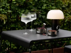 Zone Denmark Mesa A-café table outdoor, Black Negro Clearance