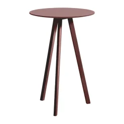 HAY Mesa Alta<Mesa alta CPH20 2.0, Ø70 cm, Burgundy linoleum-Bordeaux Rojo