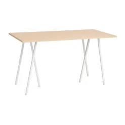 HAY Mesa alta Loop Stand incl. support 87,5x180 cm, White-clear lacq. oak BlancoMarrón Best