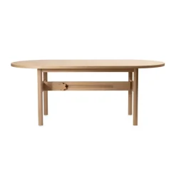 Gärsnäs Mesas De Comedor<Mesa Ateljé, Roble-natural-pomo en roble Beige