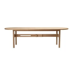 Gärsnäs Mesas De Comedor<Mesa Ateljé, Roble-natural-pomo en roble Beige