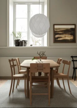 Gärsnäs Mesas De Comedor<Mesa Ateljé, Roble-natural-pomo en roble Beige