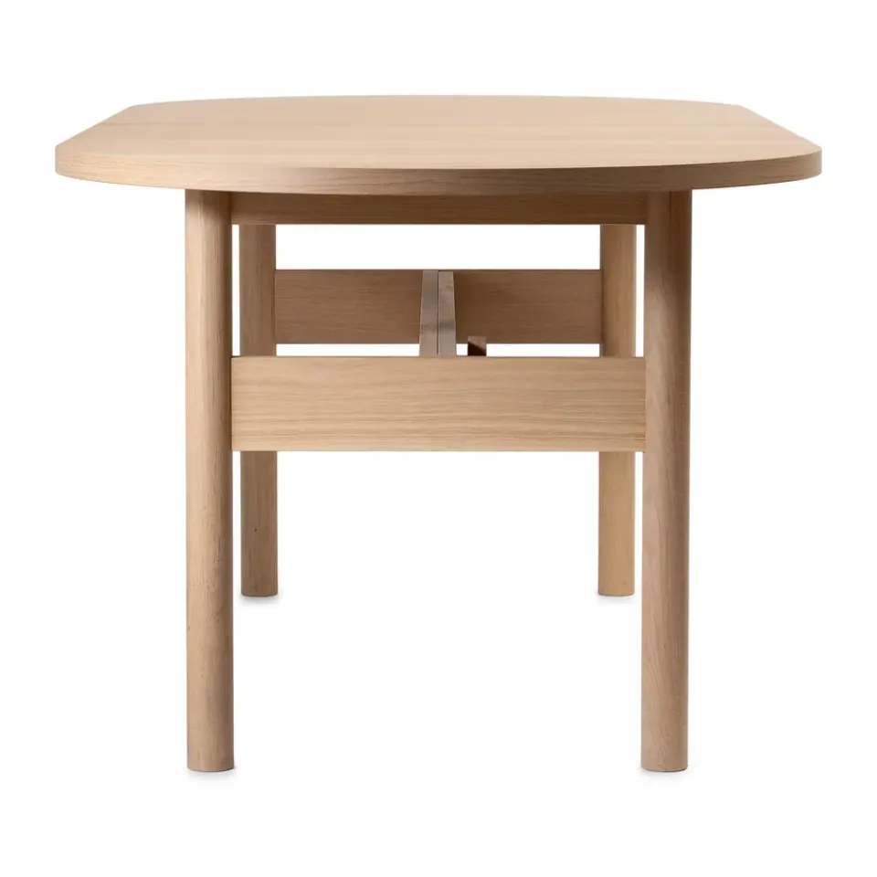 Gärsnäs Mesas De Comedor<Mesa Ateljé, Roble-natural-pomo en roble Beige