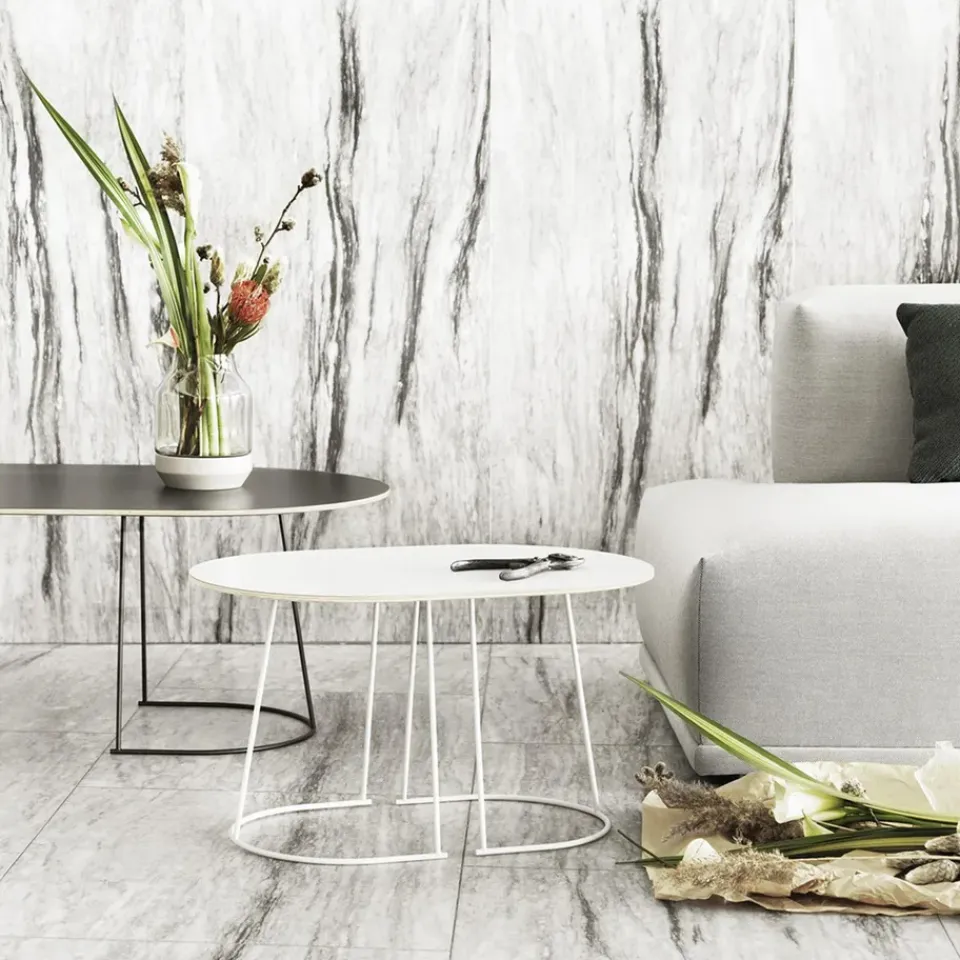 Muuto Mesa auxiliar Airy S, Off-white nanolaminate Blanco Online