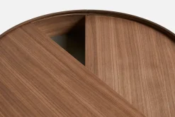 Woud Mesas De Centro<Mesa auxiliar Arc Ø89 cm, Nogal Marrón