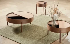 Woud Mesas De Centro<Mesa auxiliar Arc Ø89 cm, Nogal Marrón