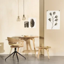 Design House Stockholm Mesa auxiliar Arco S, roble Beige New