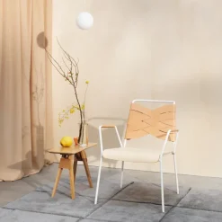 Design House Stockholm Mesa auxiliar Arco S, roble Beige New