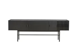 Woud Mesas Para Tv Y Media|Mesas Para Tv Y Media<Mesa auxiliar Array baja, 150 cm, Roble pintado Negro