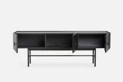Woud Mesas Para Tv Y Media|Mesas Para Tv Y Media<Mesa auxiliar Array baja, 150 cm, Roble pintado Negro
