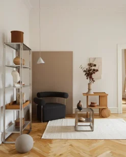 Kristina Dam Studio Cómodas Y Aparadores|Cómodas Y Aparadores<Mesa auxiliar Axis 42x80 cm, Roble lacado en tono cálido Beige