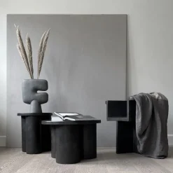 101 Copenhagen Mesas Auxiliares<Mesa auxiliar Big Foot low Ø65 cm, coffee MarrónNegro