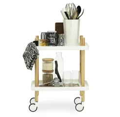 Normann Copenhagen Carritos Auxiliares<Mesa auxiliar Block, Blanco