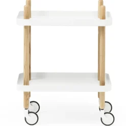 Normann Copenhagen Carritos Auxiliares<Mesa auxiliar Block, Blanco
