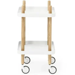 Normann Copenhagen Carritos Auxiliares<Mesa auxiliar Block, Blanco