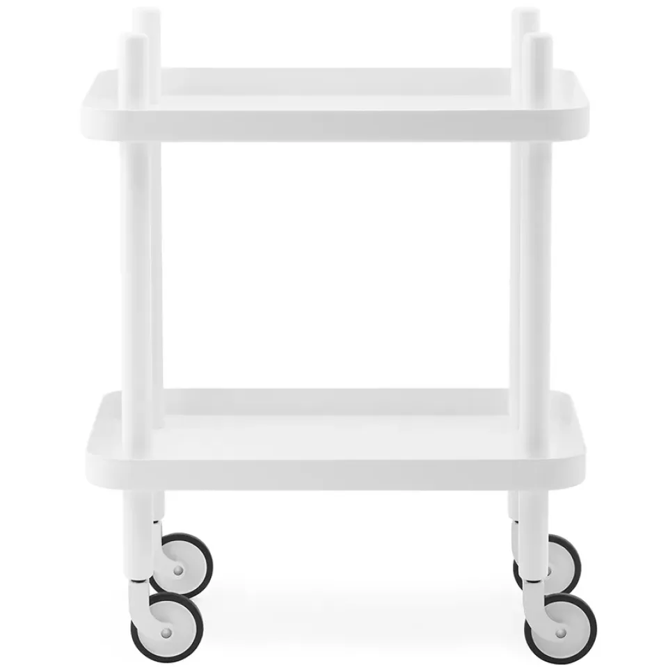 Normann Copenhagen Carritos Auxiliares<Mesa auxiliar Block, - Blanco