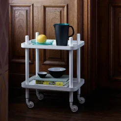 Normann Copenhagen Carritos Auxiliares<Mesa auxiliar Block, - Blanco
