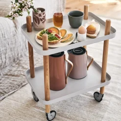 Normann Copenhagen Carritos Auxiliares<Mesa auxiliar Block, claro Gris
