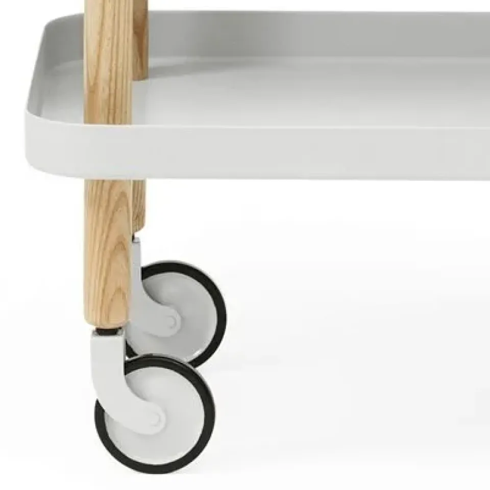 Normann Copenhagen Carritos Auxiliares<Mesa auxiliar Block, claro Gris