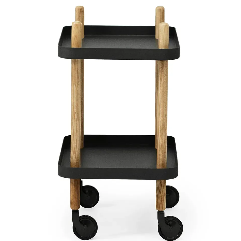 Normann Copenhagen Carritos Auxiliares<Mesa auxiliar Block, Negro
