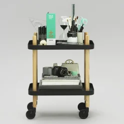 Normann Copenhagen Carritos Auxiliares<Mesa auxiliar Block, Negro