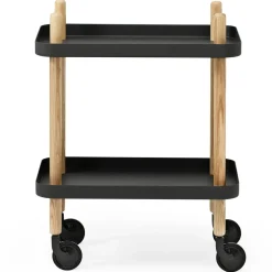 Normann Copenhagen Carritos Auxiliares<Mesa auxiliar Block, Negro