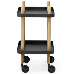 Normann Copenhagen Carritos Auxiliares<Mesa auxiliar Block, Negro