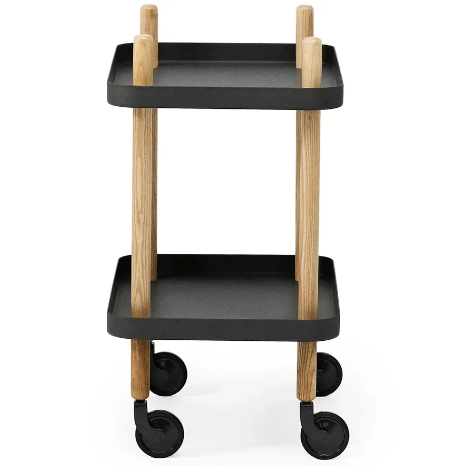 Normann Copenhagen Carritos Auxiliares<Mesa auxiliar Block, Negro