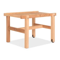 Fri Form Mesa auxiliar con ruedas 49, Redwood, 48×45 cm Beige Clearance