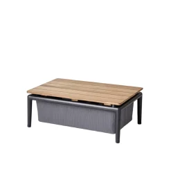 Cane-line Mesas De Terraza Y Mesas De Café|Mesas De Centro De Exterior<Mesa auxiliar Conic, Grey, teak Gris