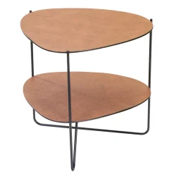 LIND DNA Mesas Auxiliares<Mesa auxiliar Curve Double Hippo, Nature Beige