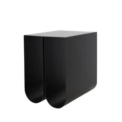 Kristina Dam Studio Mesa auxiliar Curved, Black Negro Sale