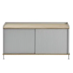 Muuto Mesas Para Tv Y Media|Mesas Para Tv Y Media<Mesa auxiliar Enfold baja 125x45x63 cm, Oak-Grey MarrónGris