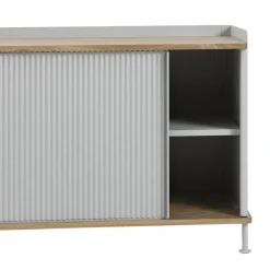 Muuto Mesas Para Tv Y Media|Mesas Para Tv Y Media<Mesa auxiliar Enfold baja 125x45x63 cm, Oak-Grey MarrónGris