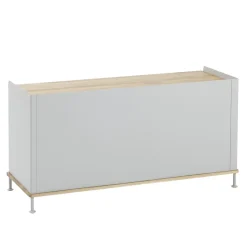 Muuto Mesas Para Tv Y Media|Mesas Para Tv Y Media<Mesa auxiliar Enfold baja 125x45x63 cm, Oak-Grey MarrónGris