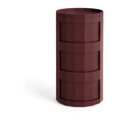 HAY Mesa auxiliar Facet Cabinet 30, Burgundy Rojo Sale