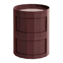 HAY Vitrinas Y Gabinetes|Vitrinas Y Gabinetes<Mesa auxiliar Facet Cabinet 20, Burgundy Rojo