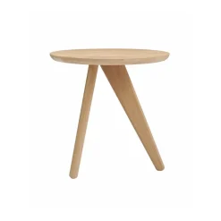NORR11 Mesas Auxiliares<Mesa auxiliar Fin Ø40 cm, Natural oak Beige