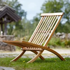 Stockamöllan Mesa auxiliar Hanö, Teca Marrón Discount