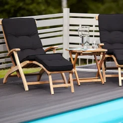 Stockamöllan Mesa auxiliar Hanö, Teca Marrón Discount