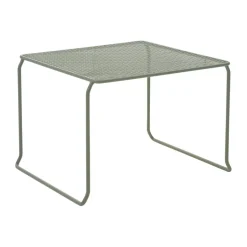 Brafab Mesa auxiliar Haru, Dusty green-white, 54x54 cm Verde Outlet