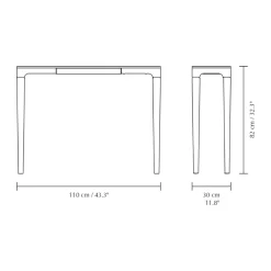 Umage Cómodas Y Aparadores|Cómodas Y Aparadores<Mesa auxiliar Heart'n'Soul 120 cm, Oak-cloud grey BeigeGris