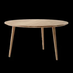&Tradition Mesa auxiliar In Between SK14 Ø90 cm, Oiled oak Beige Hot
