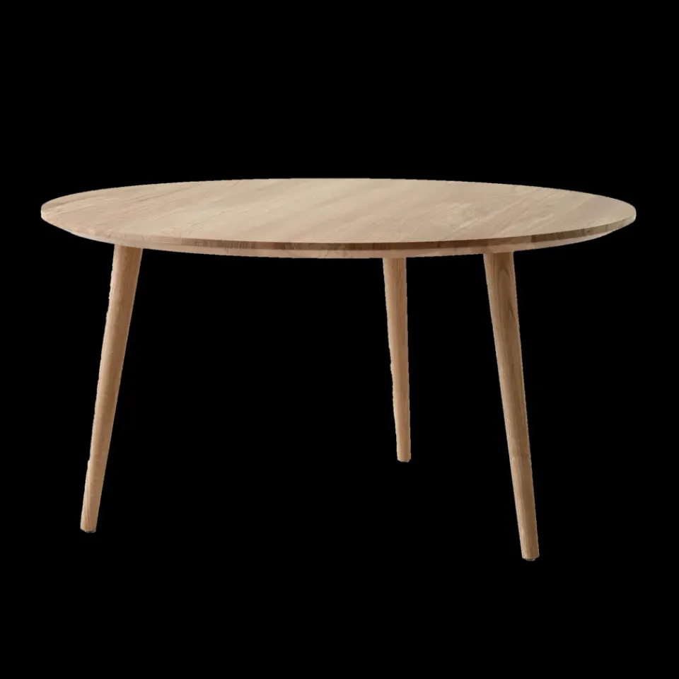 &Tradition Mesa auxiliar In Between SK14 Ø90 cm, Oiled oak Beige Hot