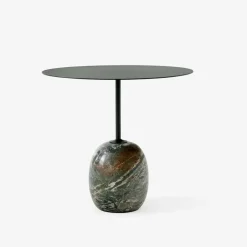 &Tradition Mesas Auxiliares<Mesa auxiliar Lato LN9, Deep Green- Alpi Marble Verde