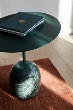 &Tradition Mesas Auxiliares<Mesa auxiliar Lato LN9, Deep Green- Alpi Marble Verde