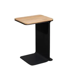 Cane-line Mesas De Terraza Y Mesas De Café<Mesa auxiliar Mega, Teak-soporte lava grey Marrón