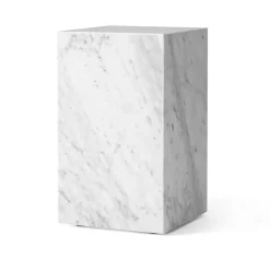 Audo Copenhagen Mesa auxiliar Plinth tall 30x30x51 cm, White Blanco Best